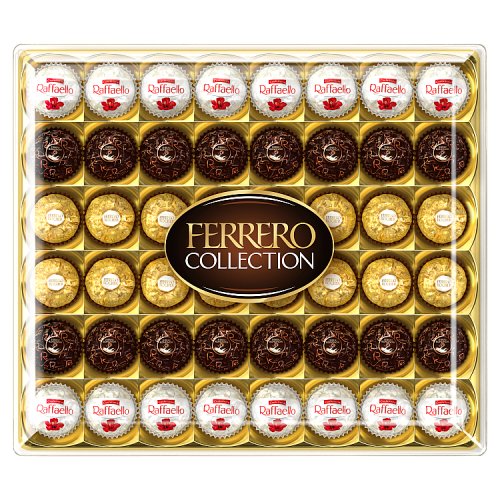 Ferrero Collection Box of Chocolate 48 Pieces (518g) pack shot