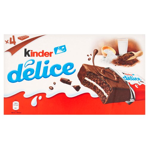 Kinder Delice Cake T4 Bars pack shot