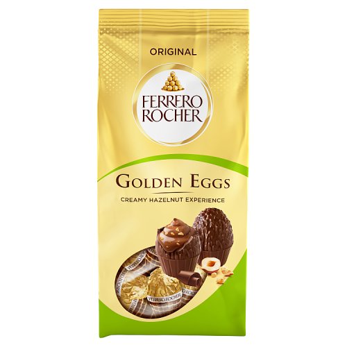 Ferrero Rocher Original Golden Eggs 90g pack shot