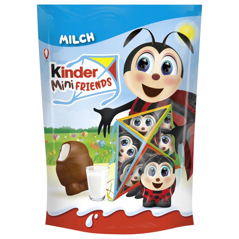 Kinder Mini Friends Chocolate Figures 122g pack shot