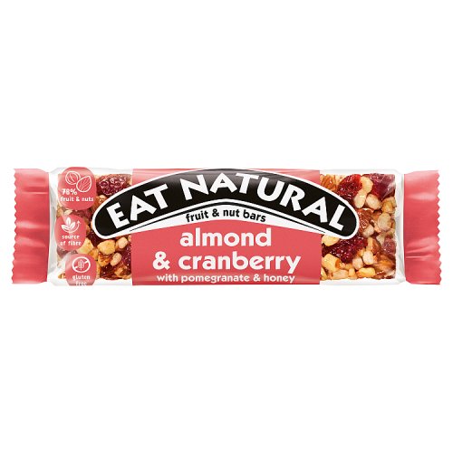 Eat Natural Fruit & Nut Almond Cranberries & Pomegranate 40g pack shot
