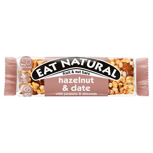 Eat Natural Fruit & Nut Hazelnut Dates & Peanut 40g pack shot