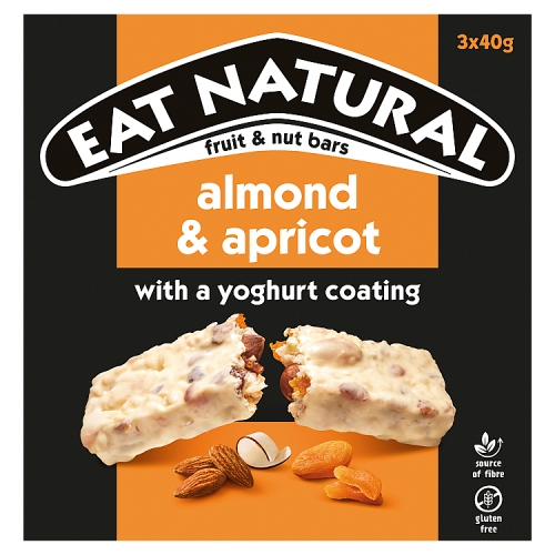 Eat Natural Almond Apricot & Yogurt 3pk (3 x 40g) pack shot