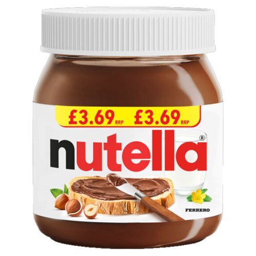 Nutella Hazelnut Spread PM £3.69 350g pack shot