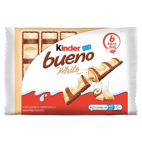 Kinder Bueno White T2  3pk (3 x 39g) pack shot