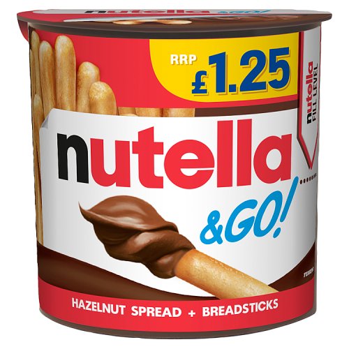 Nutella & Go! PM £1.25 48g pack shot