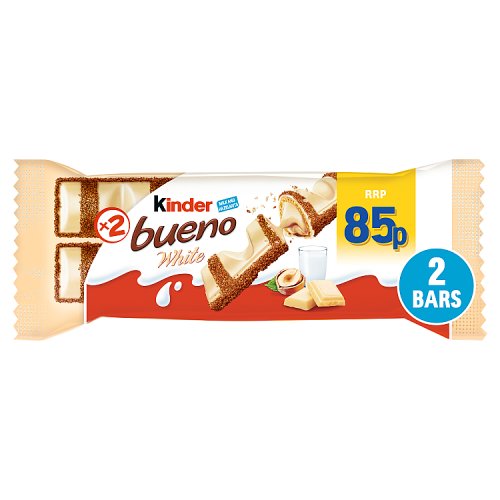 Kinder Bueno White PM 89p 43g pack shot