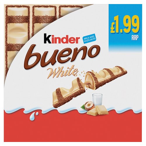 Kinder Bueno White T5 PM £1.99 pack shot