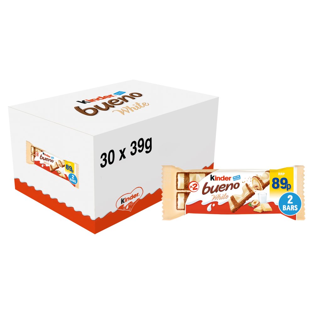 Kinder Bueno White 39g PMP pack shot