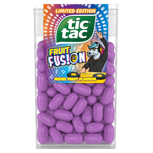 Tic Tac Fruit Fusion Clipstrip 49g pack shot