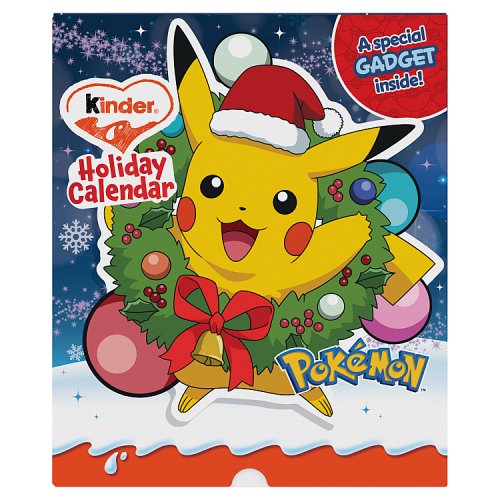 Kinder Pokemon Advent Calendar 198g pack shot