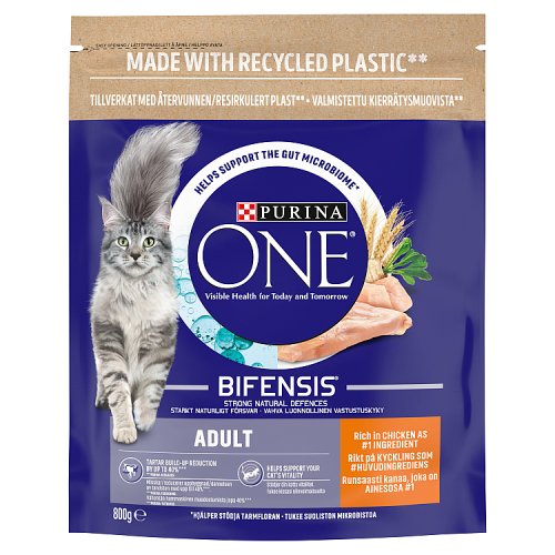 Purina ONE Bifensis Adult 800g pack shot