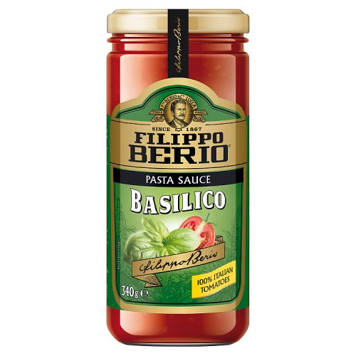 Filippo Berio Basil Pasta Sauce 340g pack shot