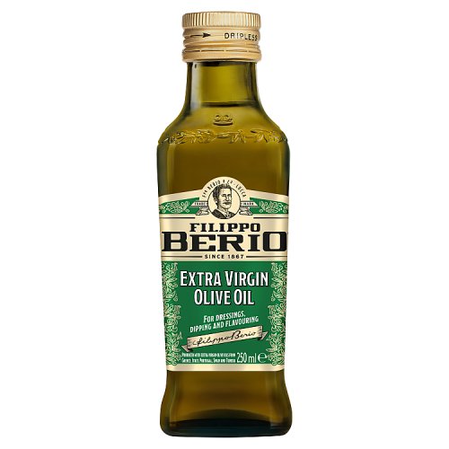 Filippo Berio Extra Virgin Olive Oil 250ml pack shot