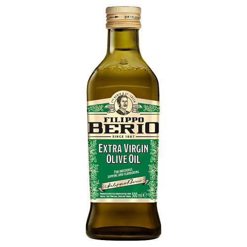 Filippo Berio Extra Virgin Olive Oil 500ml pack shot