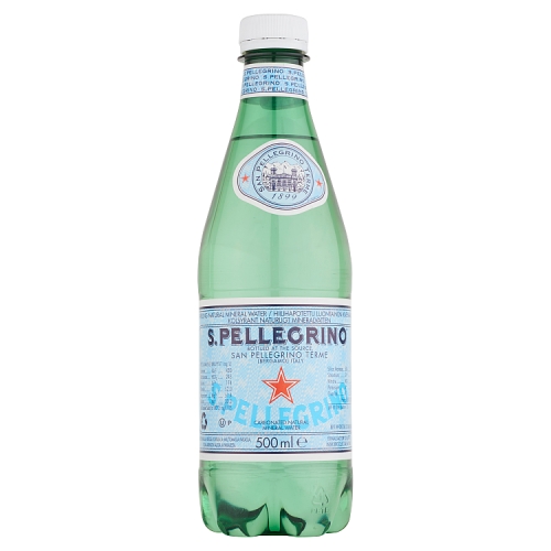San Pellegrino Sparkling Mineral Water 500ml pack shot
