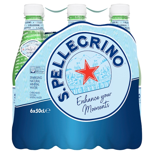 San Pellegrino Sparkling Mineral Water 6pk (6 x 500ml) pack shot