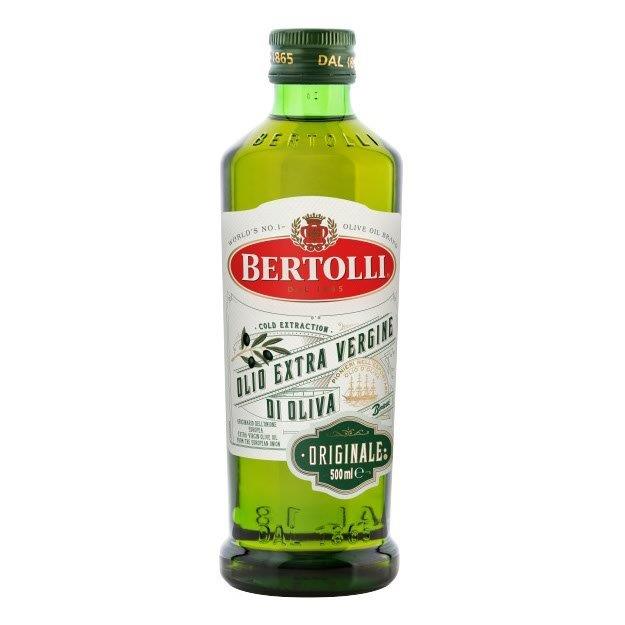 Bertolli Extra Virgin Olive Oil Originale 500ml pack shot
