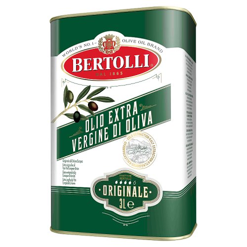 Bertolli Extra Virgin Olive Oil Originale 3Ltr pack shot