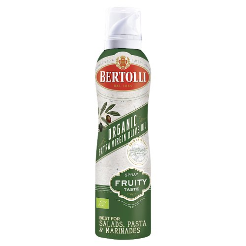 Bertolli Organic Extra Virgin Olive Oil Spray 200ml pack shot