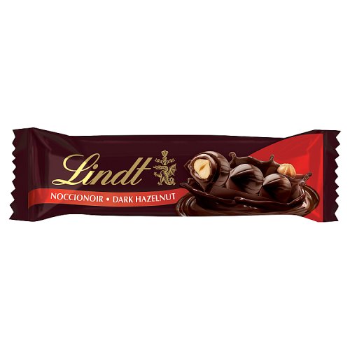 Lindt Noccionoire Dark Hazelnut Bar 35g pack shot