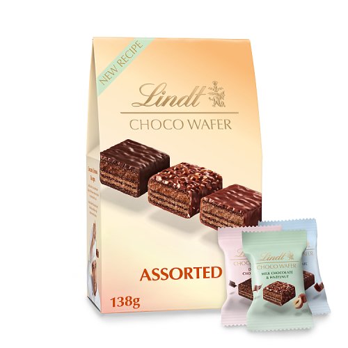Lindt Choco Wafer Box Assorted 138g pack shot
