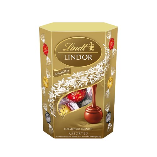 Lindor Assorted Cornet 137g pack shot
