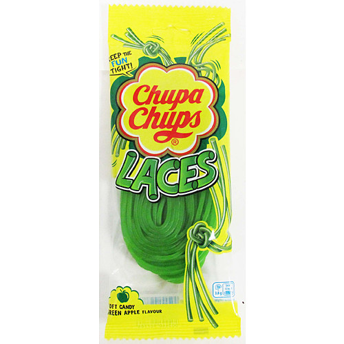 Chupa Chups Apple Laces 90g pack shot