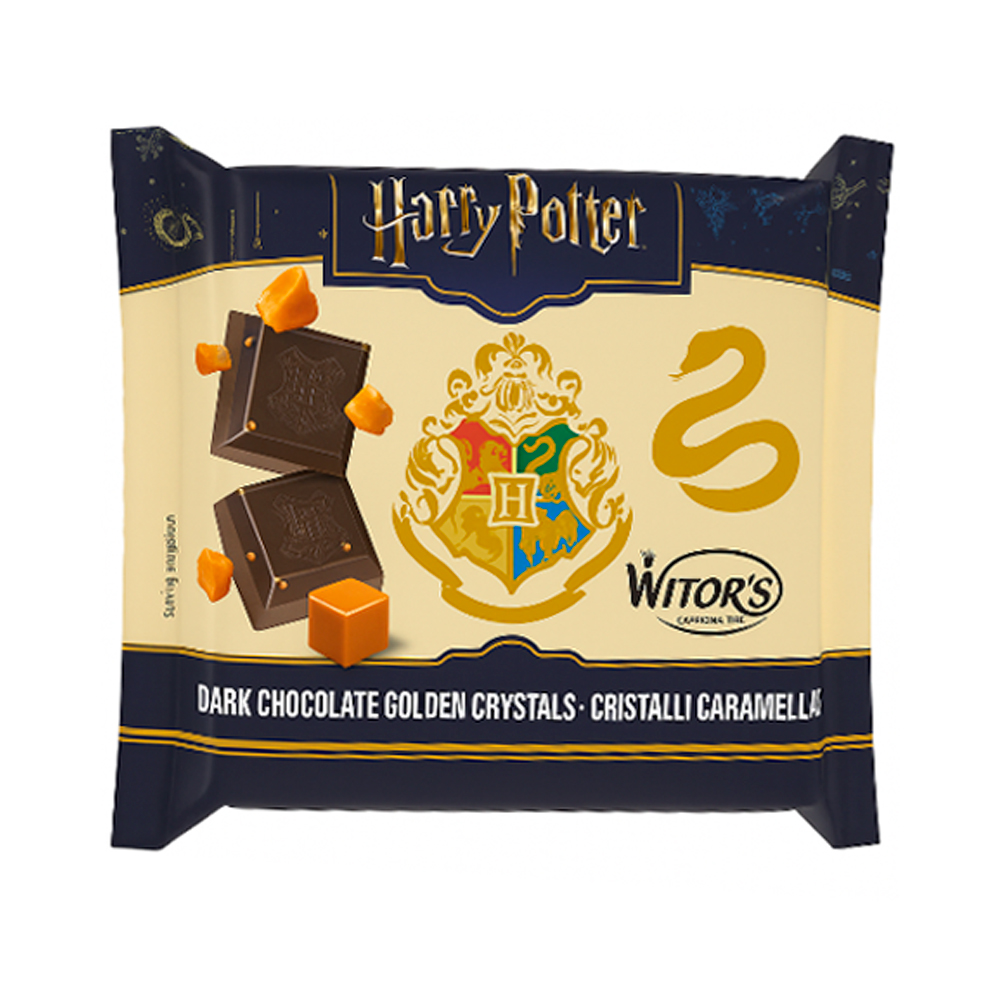 Harry Potter Milk Chocolate Caramel Popcorn Bar 40g pack shot