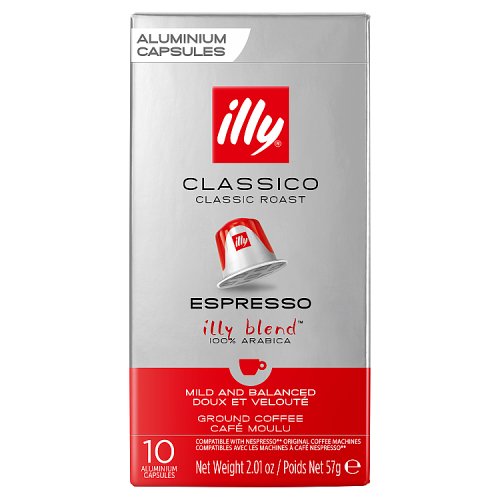 Illy Coffee Nespresso Classico Coffee Pods 10s pack shot