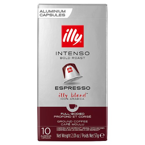 Illy Coffee Nespresso Intenso Coffee Pods 10s pack shot