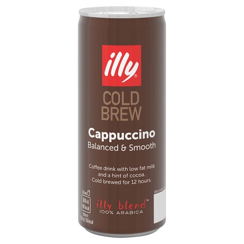 illy Cold Brew Cappuccino 250ml pack shot