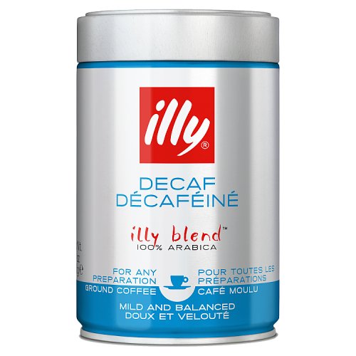 illy Classico Espresso Decaf Ground Coffee 250g pack shot