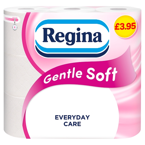 Regina Gentle Soft Roll PM £3.95 9pc (9 x 160sh) pack shot