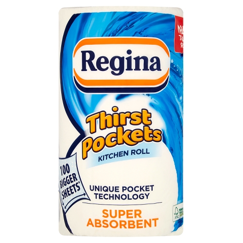 Regina Kitchen Towel Thirst Pockets 100 Sheets pack shot