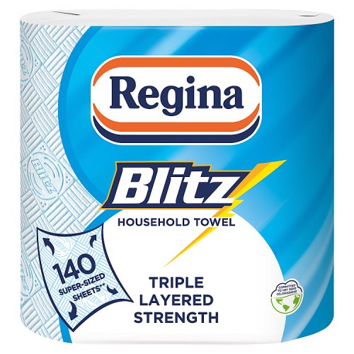 Regina Kitchen Towel Blitz 2 Rolls (2 x 70 Sheets) pack shot
