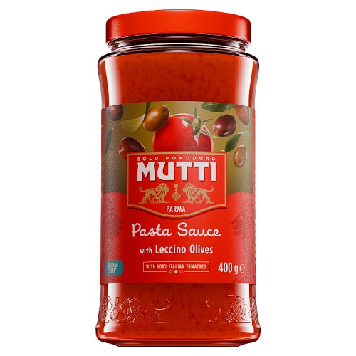 Mutti Tomato Pasta Sauce - Olive Jar 400g pack shot