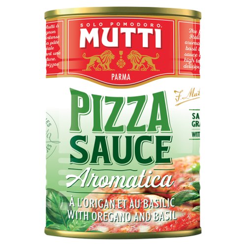 Mutti Flavoured Pizza Sauce Tin 400g pack shot