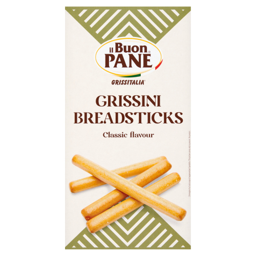 Il Buon Pane Breadsticks with Exra Virgin Oil 125g pack shot