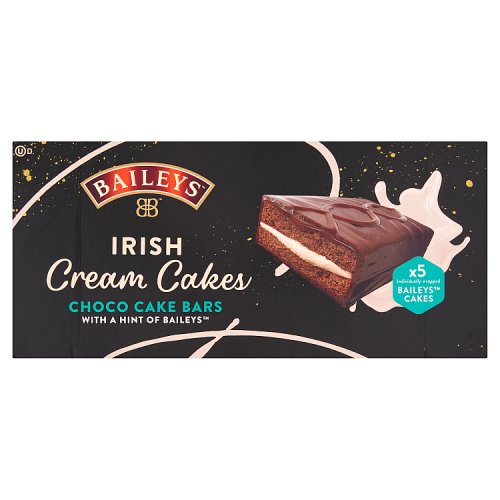 Baileys Irish Cream Cakes Choco Cake Bars 5pk (5 x 39g) pack shot