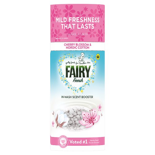 Fairy Fabric Enhancers Granules Cherry Blossom & Nordic Cotton 13s 155g pack shot