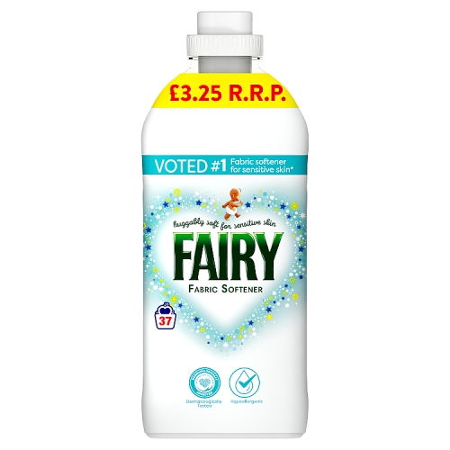 Fairy Fabric Enhancer Liquid Original 37w PM £3.25 1.14Ltr pack shot