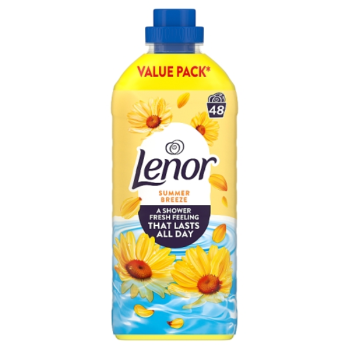 Lenor Fabric Enhancers Liquid Summer Breeze 48s 1.48Ltr pack shot