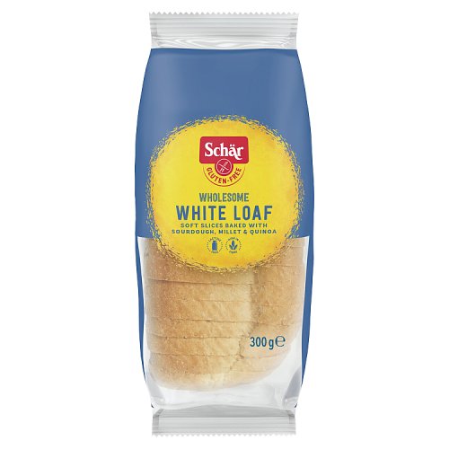 Schar Wholesome White Loaf Gluten Free 300g pack shot