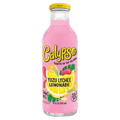 Calypso Yuzu Lychee Lemonade 473ml pack shot