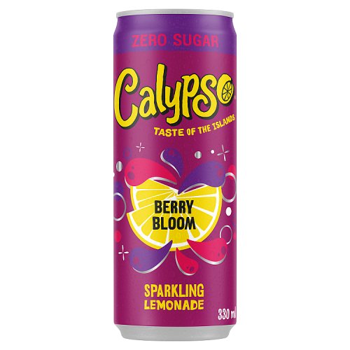 Calypso Berry Bloom Lemonade 330ml pack shot