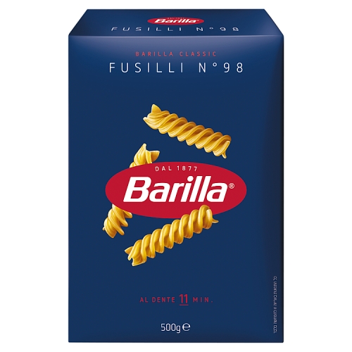 Barilla Fusilli 500g pack shot