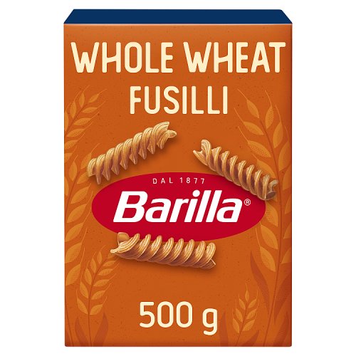 Barilla Fusilli Whole Wheat 500g pack shot