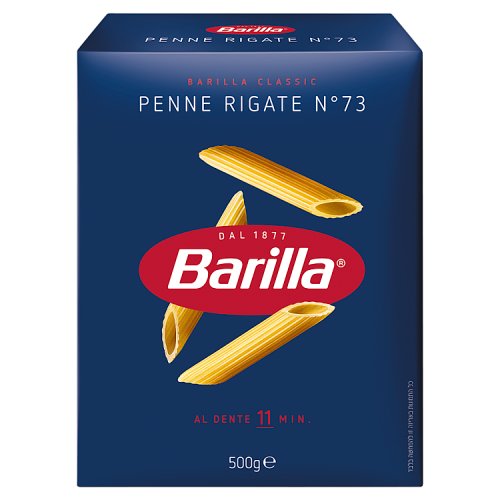 Barilla Penne Rigate 500g pack shot