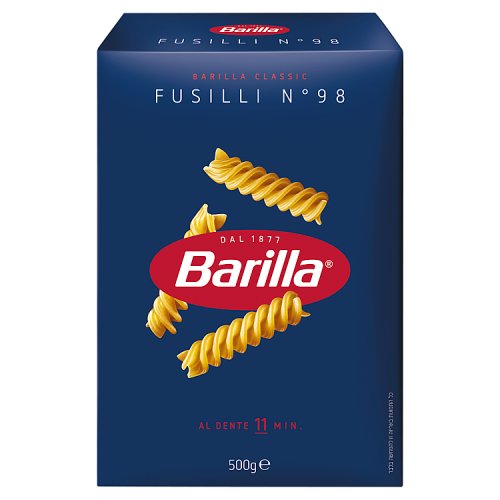 Barila Fusilli 500g pack shot